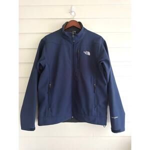 Vintage Y2K The North Face TNF Apex Bionic Softshell Jacket Mens M Navy Fleece